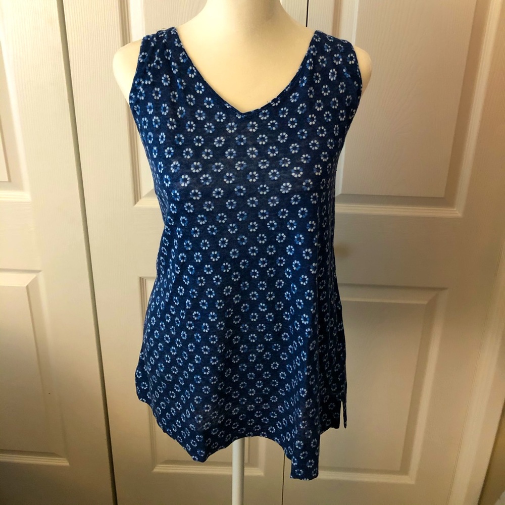 J.Jill Linen Sleeveless Top